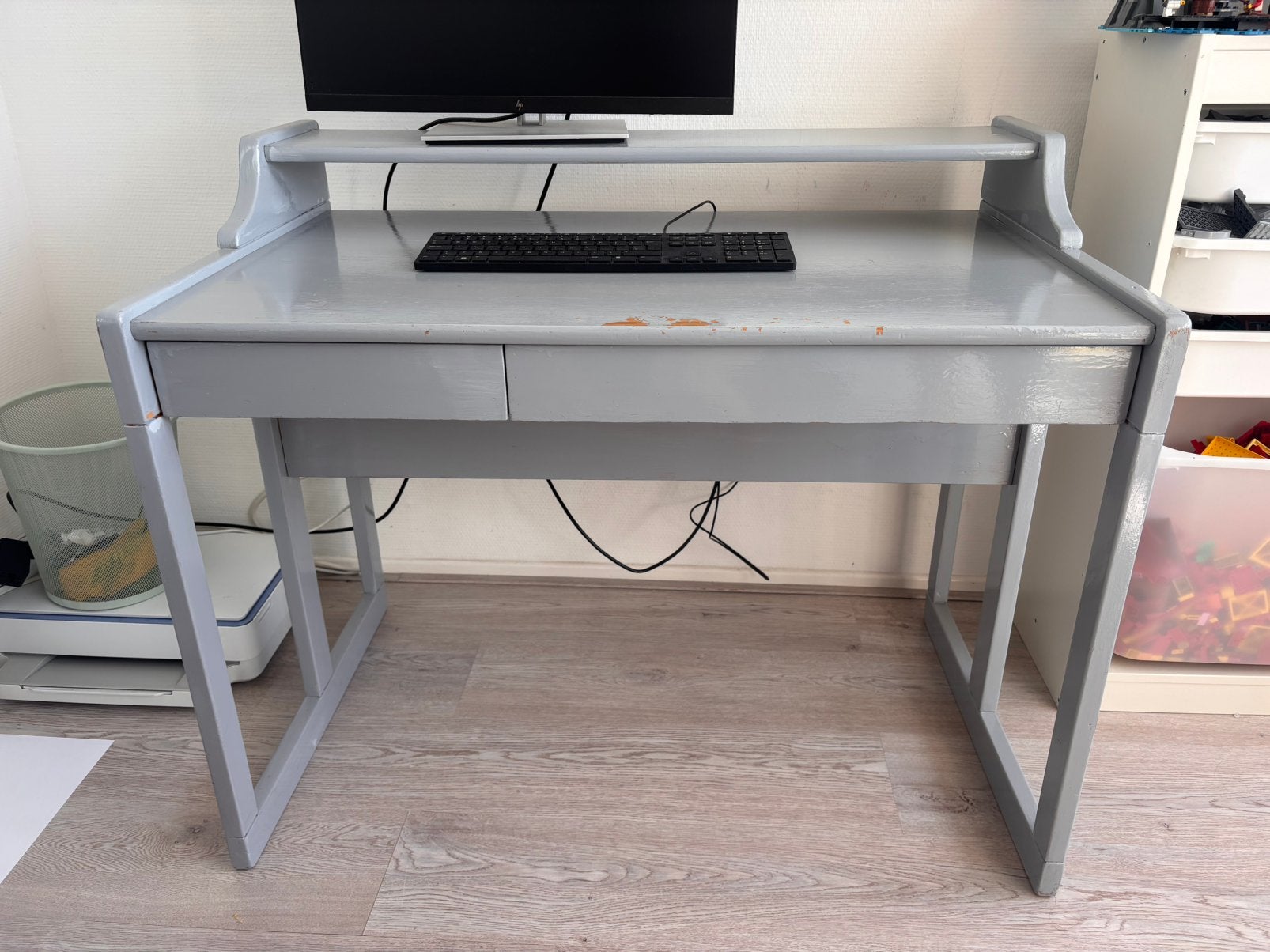 Houten bureau, Ophalen, Gebruikt