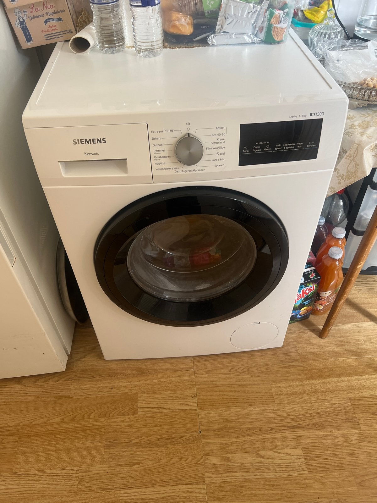 Siemens iSensoric Wasmachine - Voorlader, Witgoed en Apparatuur, Ophalen, Zo goed als nieuw, Voorlader, Kort programma