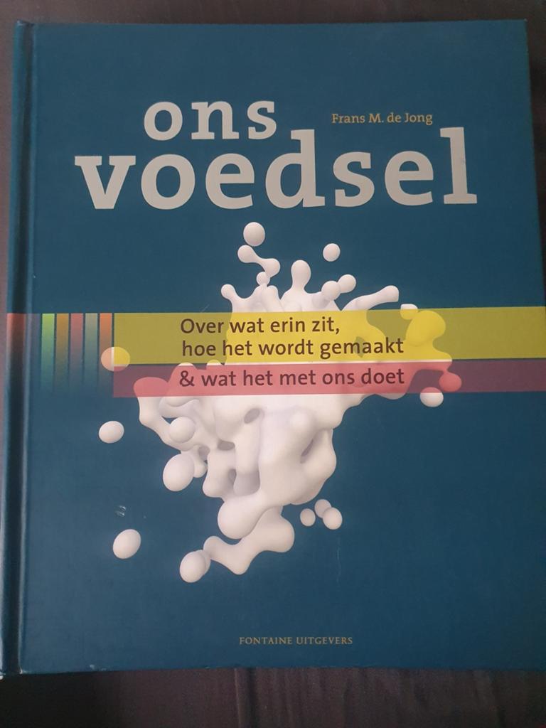 Frans M. de Jong - Ons voedsel, Boeken, Ophalen of Verzenden, Zo goed als nieuw, HBO, Frans M. de Jong