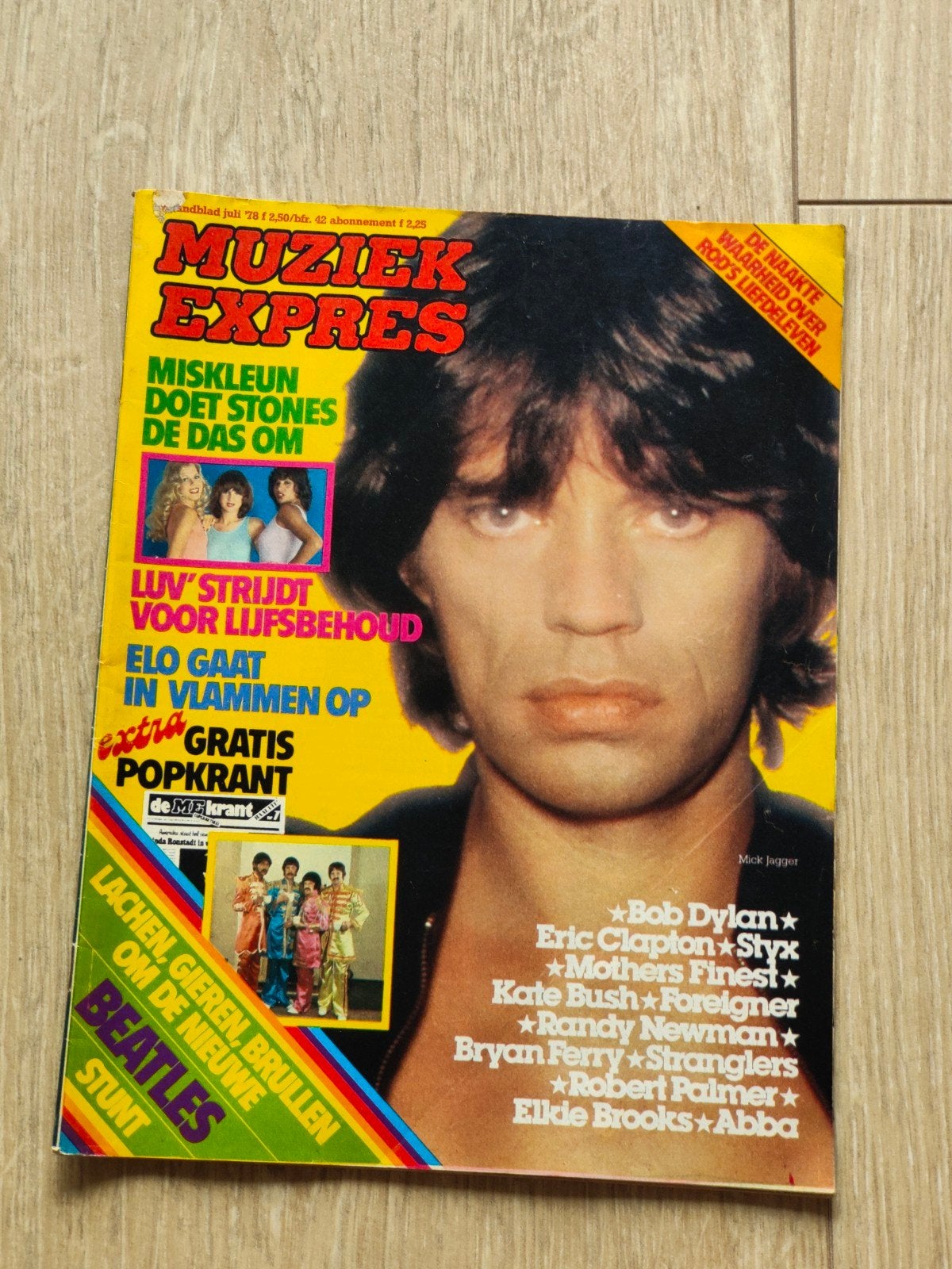 Muziek Expres juli 1978, Verzamelen, Tijdschriften, Kranten en Knipsels, Ophalen of Verzenden, 1960 tot 1980, Nederland, Tijdschrift