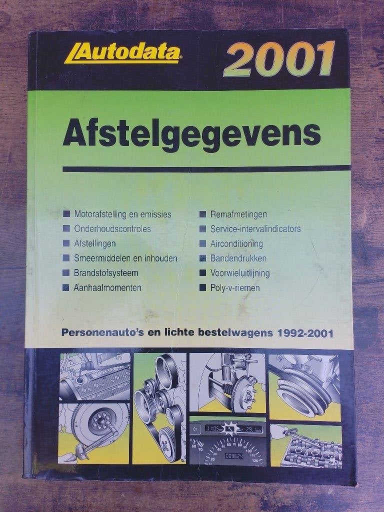 Autodata Afstelgegevens alle auto's  1992 - 2001, Ophalen of Verzenden, Gelezen, Algemeen