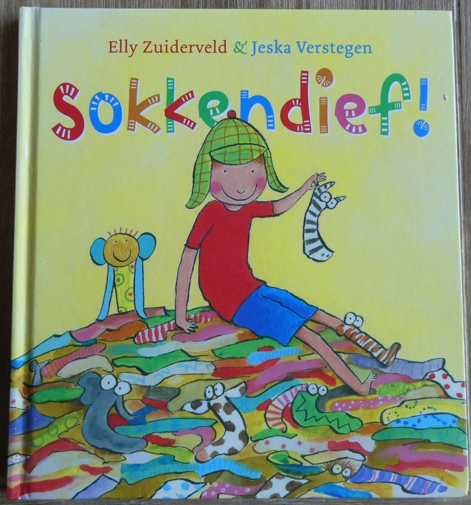 Sokkendief - Elly Zuiderveld en Jeska Verstegen, Boeken, Fictie algemeen, Jongen of Meisje, Elly Zuiderveld en Jeska Verstegen
