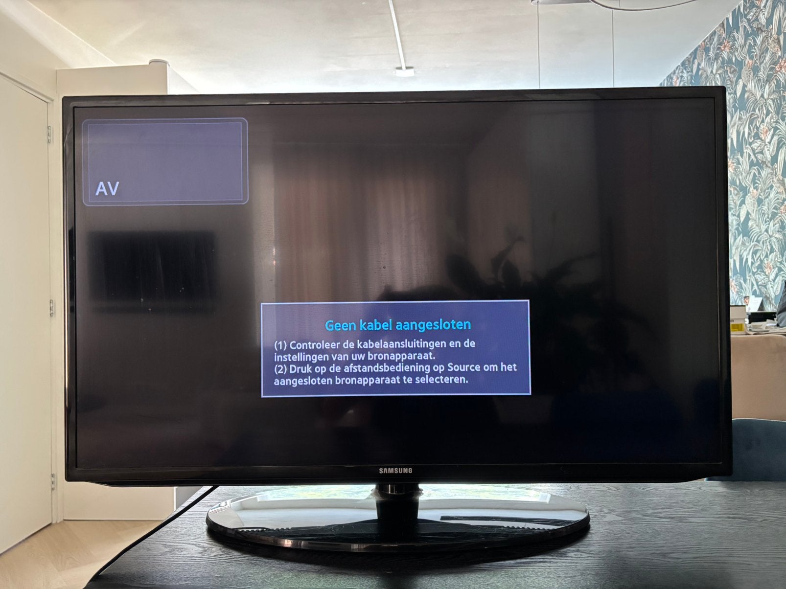 Samsung TV 40 inch UE40EH5000W, 50 Hz, Ophalen of Verzenden, Zo goed als nieuw, Samsung