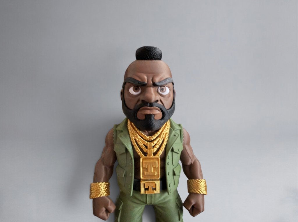 B.A. Baracus – The A‑Team Powerhouse Figurine – 30 cm, Ophalen of Verzenden, Nieuw, Mens