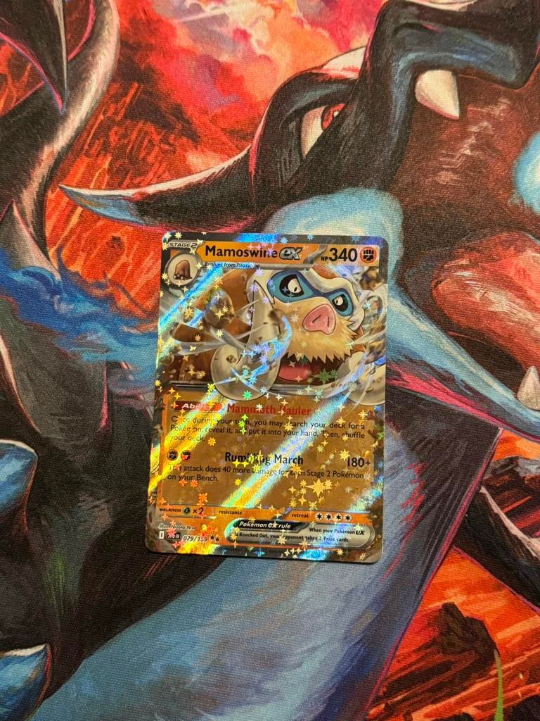 Pokémon kaarten Mamoswine EX #79, Ophalen of Verzenden, Zo goed als nieuw, Losse kaart
