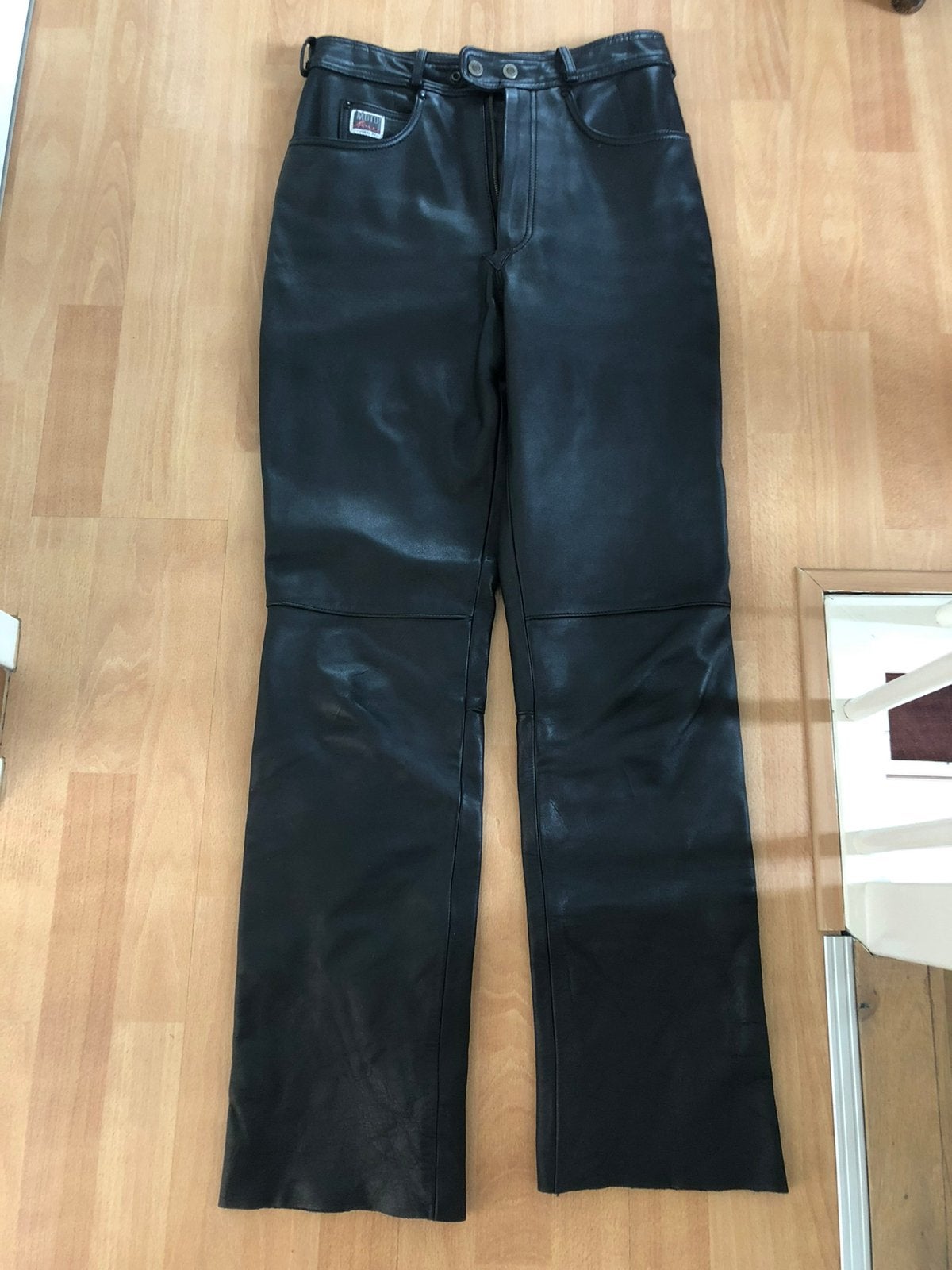 Te koop leren motor broek, Ophalen, Tweedehands, Dames, Broek | leer