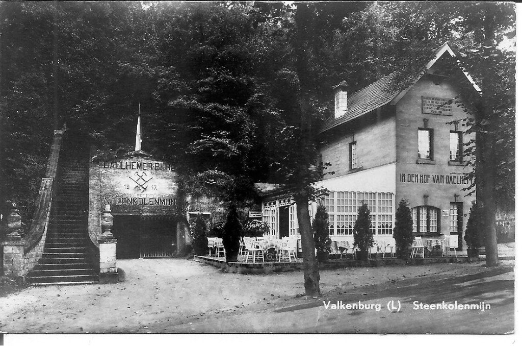 Valkenburg (L) Steenkolenmijn - Oude Ansichtkaart, Ophalen of Verzenden, 1940 tot 1960, Gelopen, Limburg
