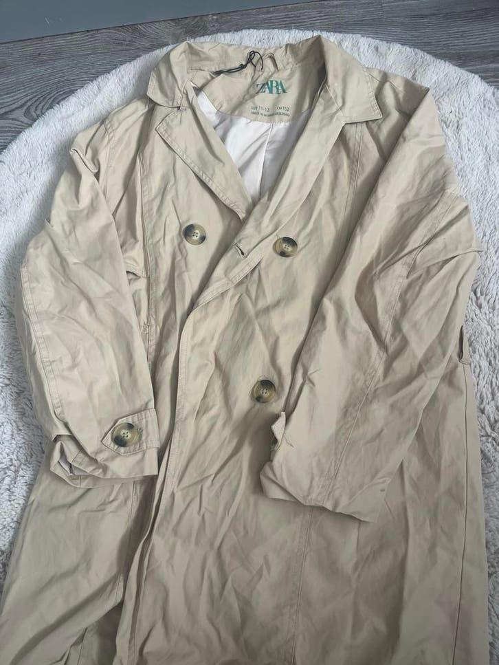 Zara Trenchcoat voor kinderen - Maat 11-12 (CM 152), Ophalen, Zo goed als nieuw