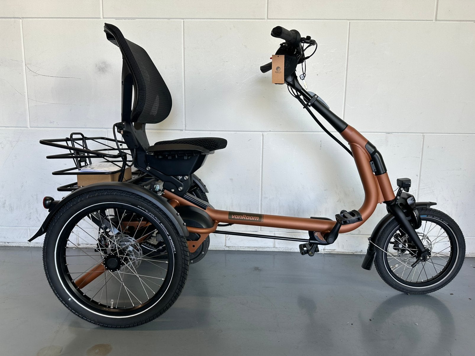 Nieuw! Van Raam ER Compact + met 844Wh accu, mand, garantie!, Fietsen en Brommers, Fietsen | Driewielfietsen, Ophalen of Verzenden