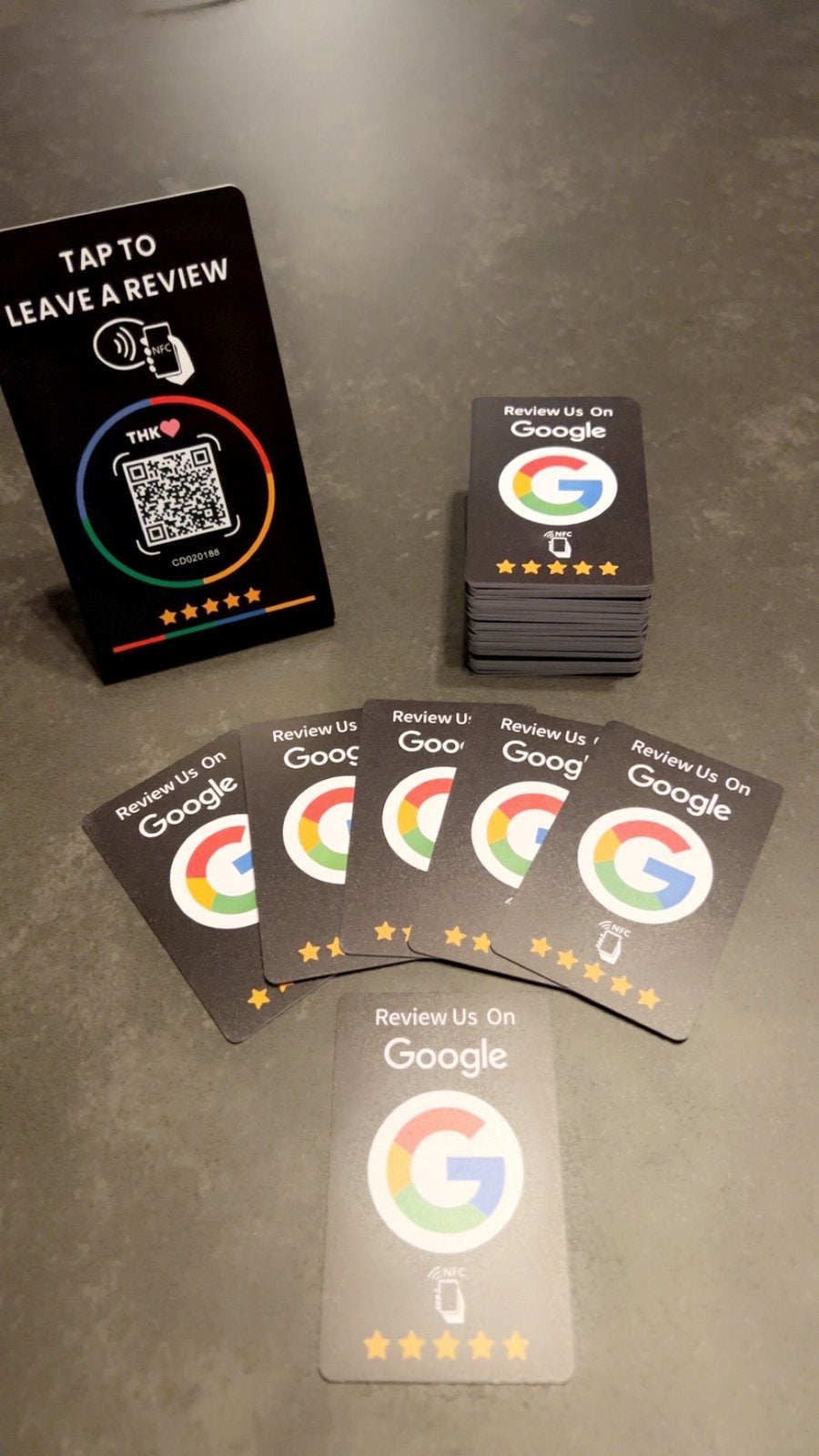 Google Review Cards- lees beschrijving voor meer info!, Ophalen of Verzenden, Nieuw, Mobiele scanner, IOS