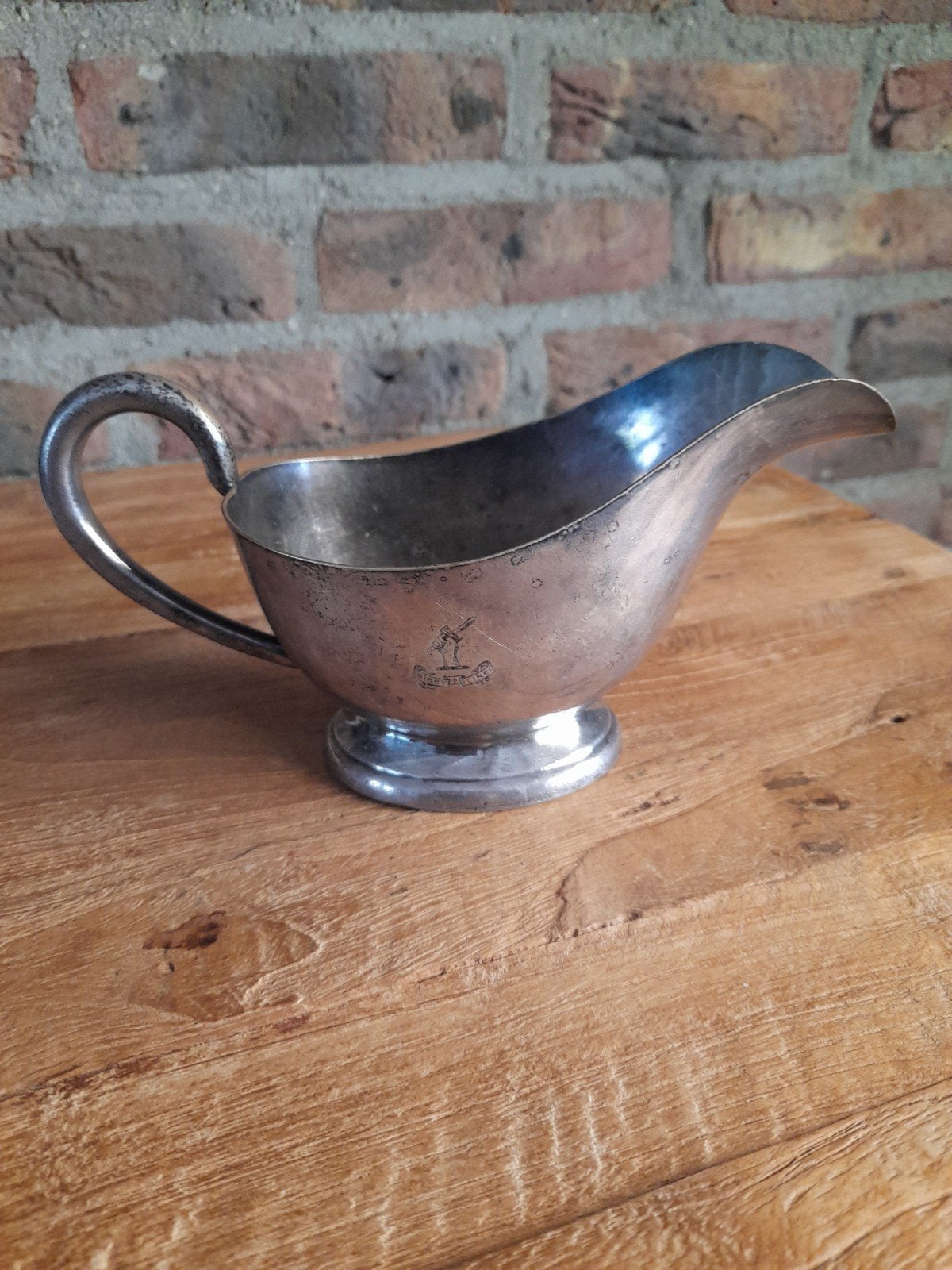 Antieke vintage scheeps sauskom Walker & Hall sheffield, Ophalen of Verzenden