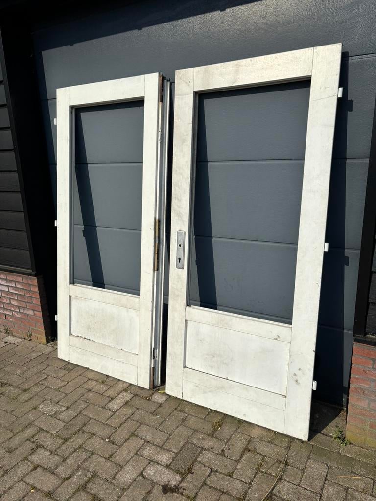 Tuindeuren, 75 tot 150 cm, Deurkozijn, Ophalen of Verzenden, Zo goed als nieuw