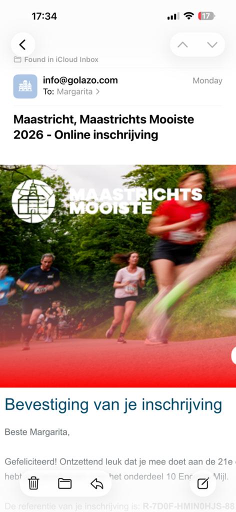 Maastricht 10 Engelse Mijl, Tickets en Kaartjes, Eén persoon