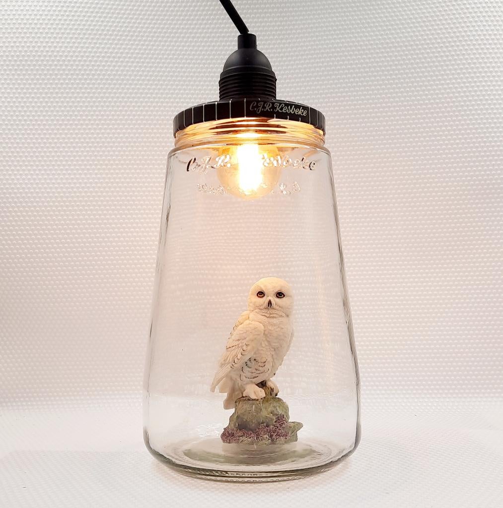 Kesbekelamp met Hedwig Sneeuwuil | Harry Potter Lamp, Ophalen of Verzenden, Nieuw, Lamp
