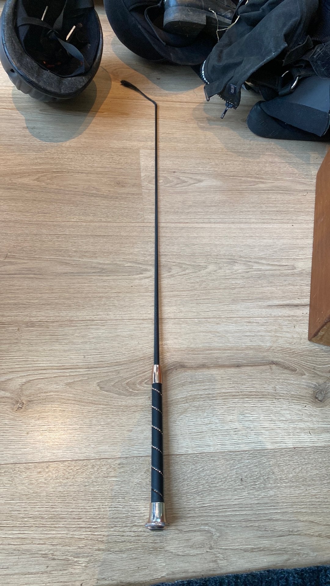 BR Paardrij zweepje 90cm, Dieren en Toebehoren, Ophalen, Gebruikt, Veelzijdigheid