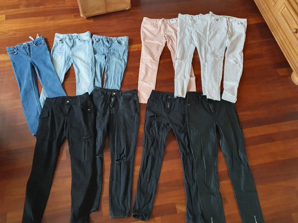 BROEKEN    /  TRUIEN / BLOUSES  MAAT  38  /  40   / M, Ophalen, Gedragen, Maat 38/40 (M)
