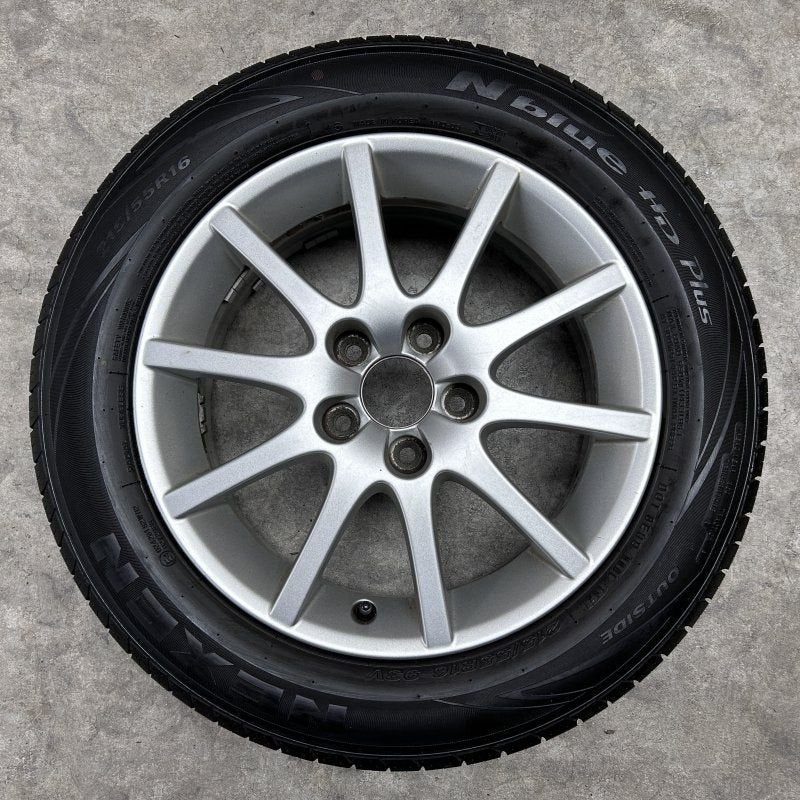 16 inch originele velgen + zomerbanden SAAB 9-5 / 9-3 490915, Auto-onderdelen, -, Banden en Velgen, Ophalen of Verzenden, -