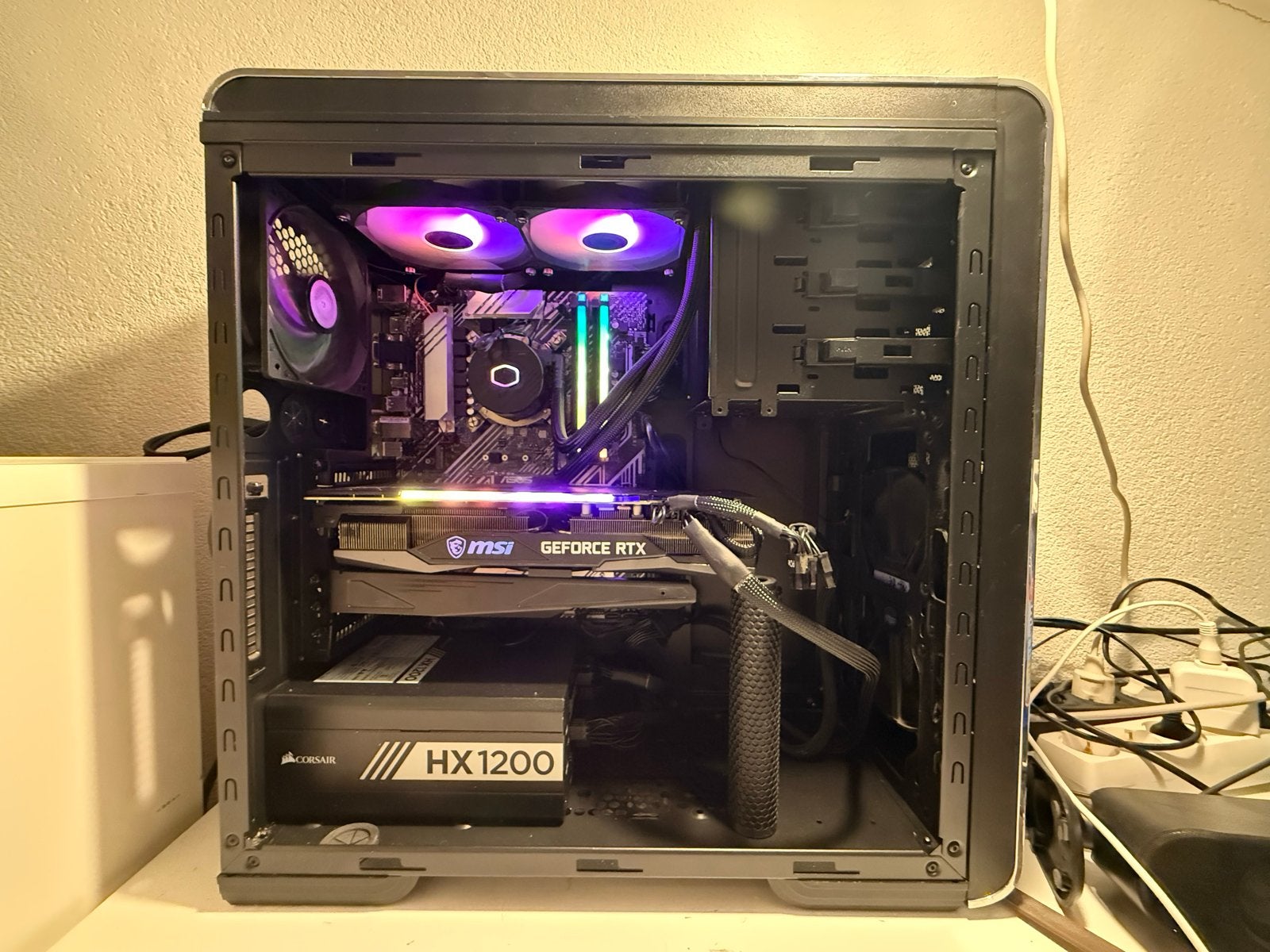 Game PC watergekoeld, i7-10700, RTX 3080, 32GB RAM, 1.tb Ssd, Computers en Software, Desktop Pc's, Ophalen, 2 tot 3 Ghz, 32 GB