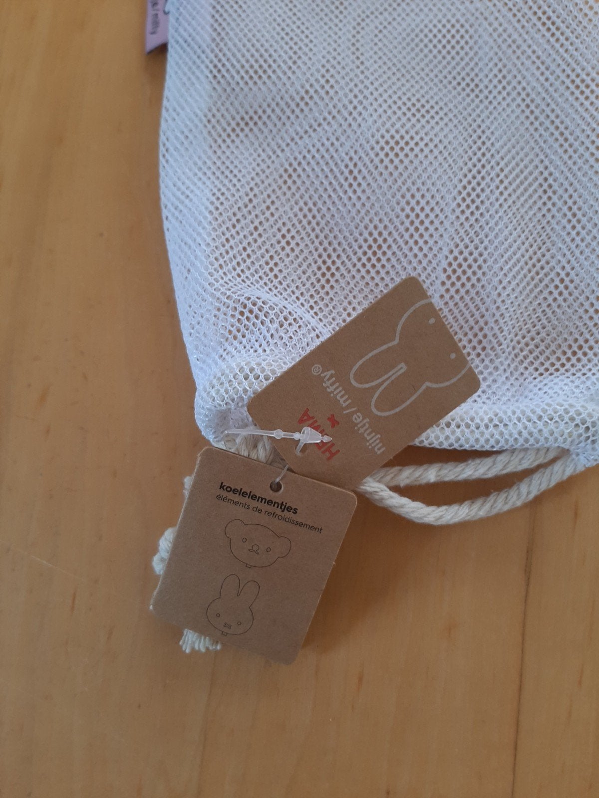 Nijntje/Miffy koelelementjes met netje, Ophalen of Verzenden, Zo goed als nieuw