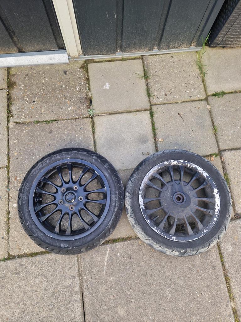Vespa sprint velgenset grote trommel, Ophalen of Verzenden, Gebruikt, Overige typen, Vespa