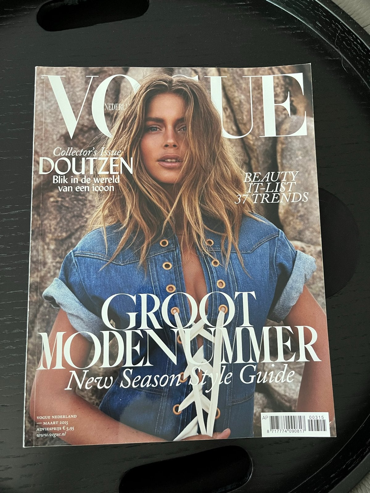 Vogue Nederland 2015 Doutzen Kroes - Collectors Issue, Verzamelen, Ophalen of Verzenden, 1980 tot heden, Tijdschrift