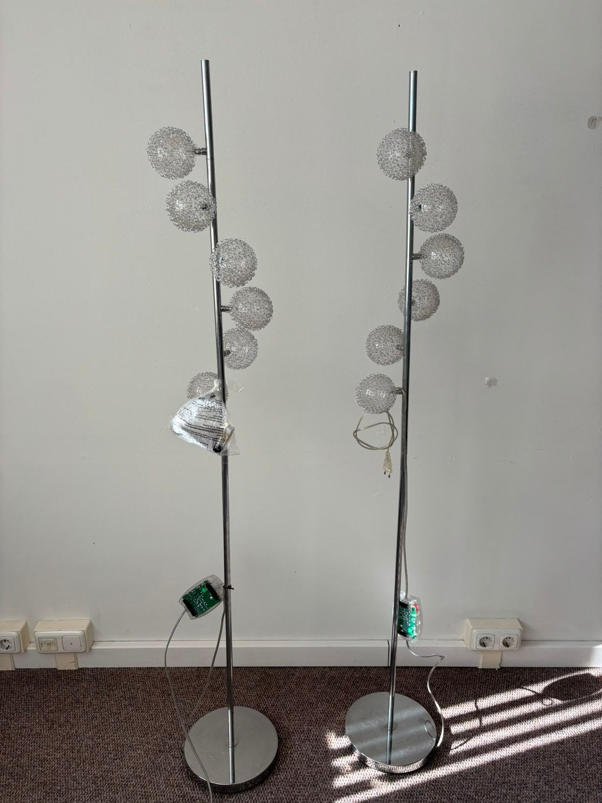 Vloerlamp, Huis en Inrichting, Lampen | Vloerlampen, Ophalen, Zo goed als nieuw, 150 tot 200 cm