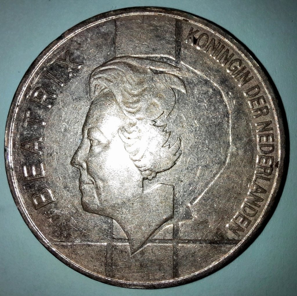 10 Gulden Beatrix Benelux zilver 1944/1994, Postzegels en Munten, Koningin Beatrix, Zilver, Ophalen of Verzenden, Losse munt