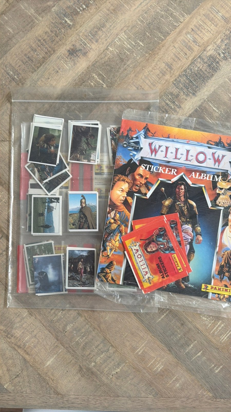 Panini willow leeg album met complete stickerset, Ophalen of Verzenden, Zo goed als nieuw, Meerdere stickers