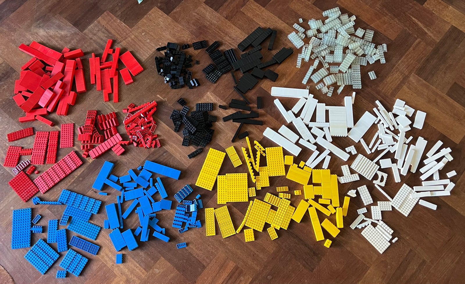 Partij LEGO Pat.Pend / molded stenen voor de verzamelaar, Ophalen of Verzenden, Gebruikt, Losse stenen, Lego