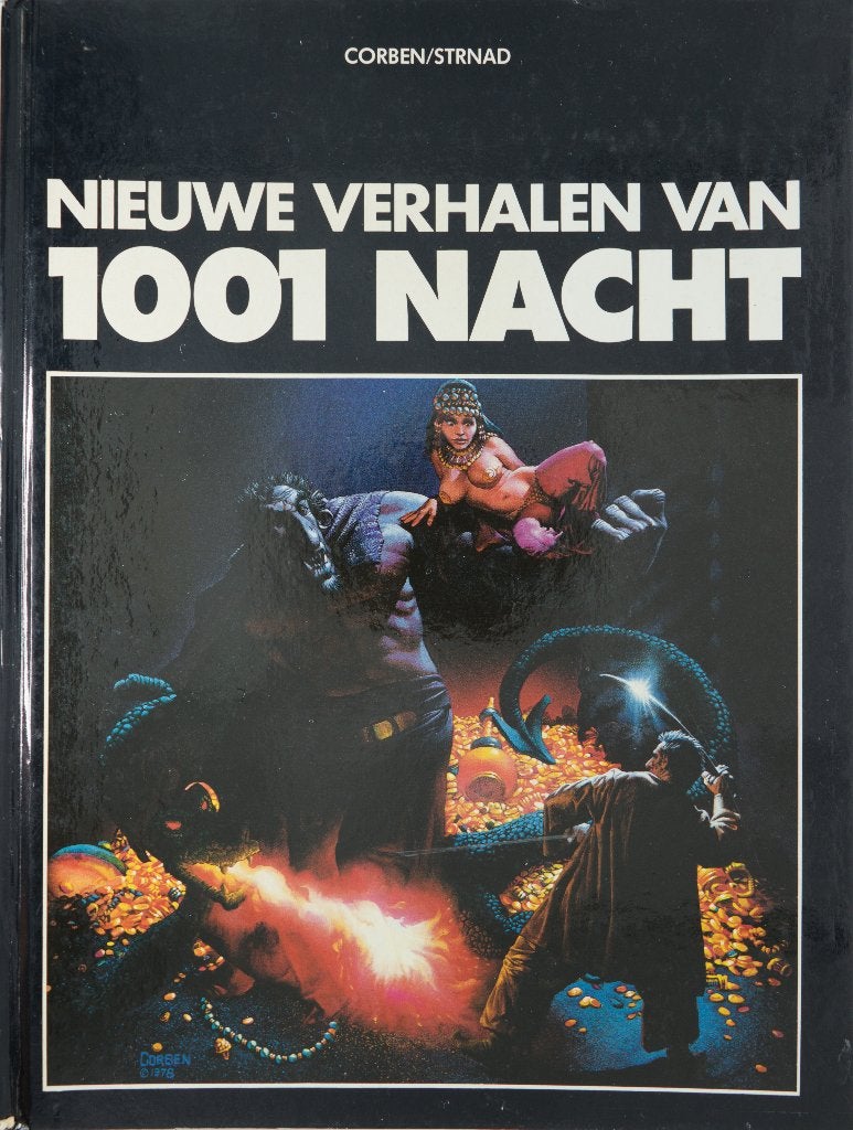 Nieuwe Verhalen van 1001 Nacht - Richard Corben, Boeken, Stripboeken, Gelezen, Richard Corben, Eén stripboek, Ophalen of Verzenden