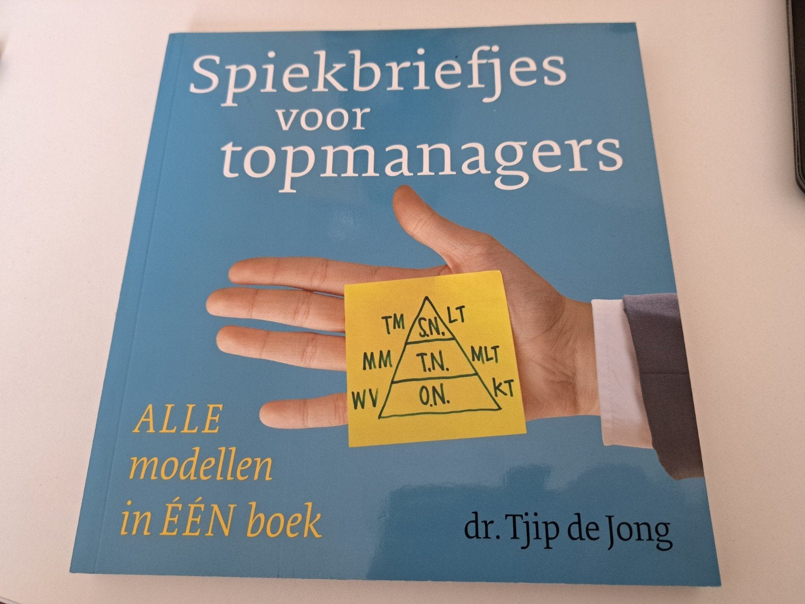 Tjip de Jong - Spiekbriefjes voor topmanagers, Ophalen of Verzenden, Zo goed als nieuw, Management