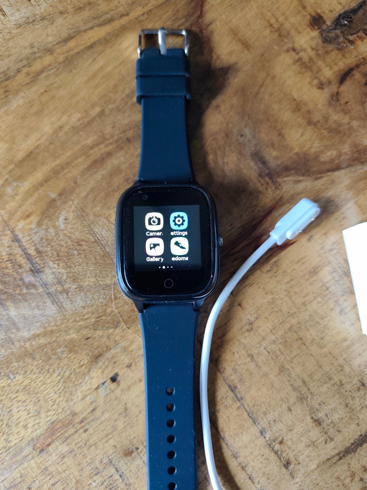 Spotte GPS horloge als nieuw! 4G met noodknop!, Zwart, Ophalen of Verzenden, Zo goed als nieuw, Waterdicht