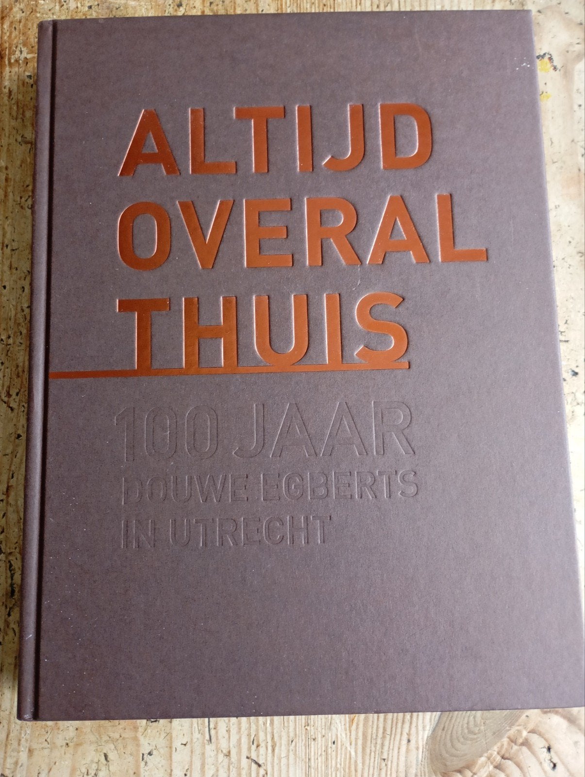 100 jaar DE Boek Jubileum Foto's Douwe Egberts koffie Thee R, Ophalen of Verzenden, Gebruikt