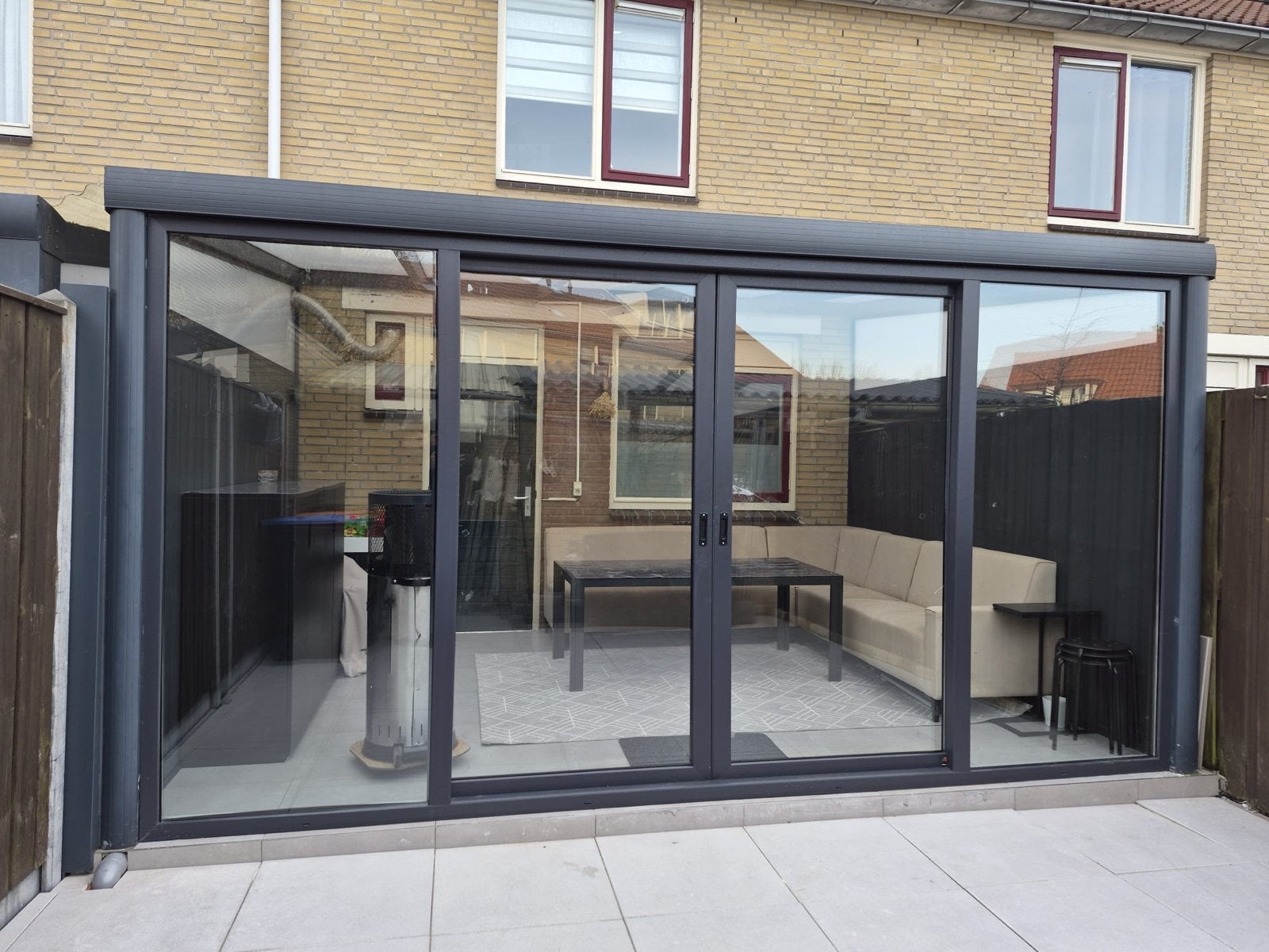 Kunststof schuifpuien met HR++ isolatieglas, Doe-het-zelf en Verbouw, Kozijnen en Schuifpuien, Nieuw, Schuifpui, Kunststof, 150 tot 225 cm