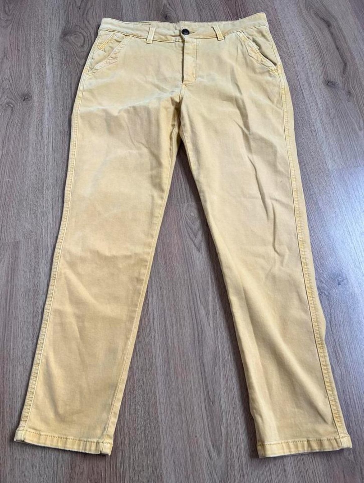 Reiko scott gele broek 28 42, Kleding | Dames, Broeken en Pantalons, Geel, Maat 42/44 (L), Ophalen of Verzenden, Zo goed als nieuw