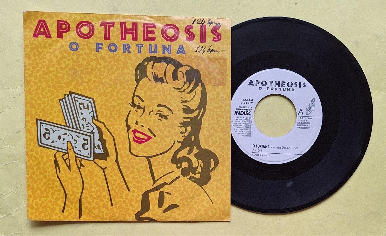 Apotheosis - O Fortuna (Vinyl Single), Gebruikt, 7 inch, EP, Ophalen of Verzenden