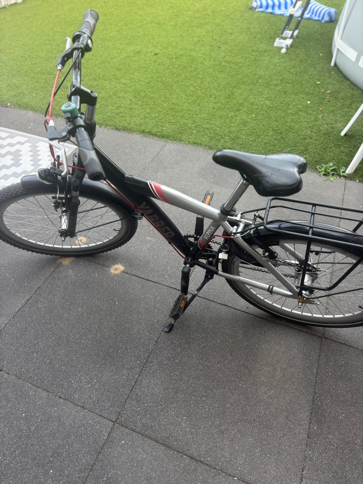 Leuke fiets van Alpina. Zwart/rood, Fietsen en Brommers, Ophalen, Gebruikt, 20 inch of meer, Overige merken