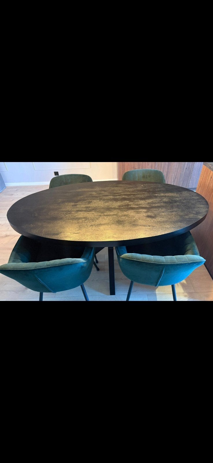 eethoek + salontafel, Ophalen, 100 tot 150 cm, 50 tot 100 cm, Zo goed als nieuw