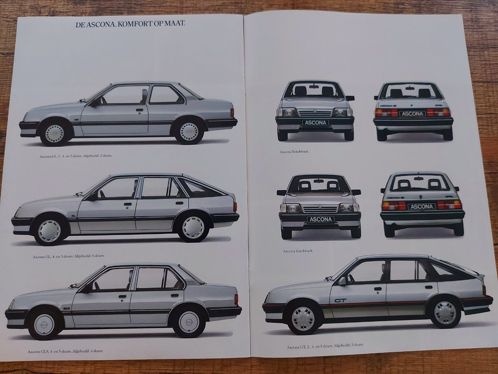 Keurige Opel Ascona folder, Boeken, Auto's | Folders en Tijdschriften, Ophalen of Verzenden, Zo goed als nieuw, Opel