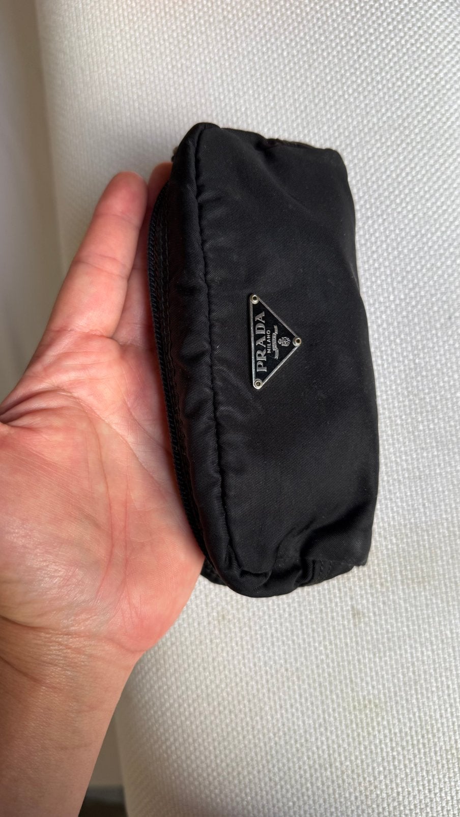 Prada etui / portemonnee / sleuteletui, Ophalen of Verzenden, Zo goed als nieuw, Zwart, Overige merken