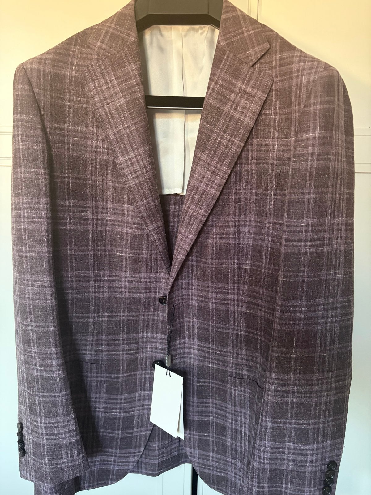 SuitSupply Ermenegildo Zegna Colbert Wol Zijde Linnen 48, Kleding | Heren, Kostuums en Colberts, Ophalen of Verzenden, Nieuw, Maat 48/50 (M)