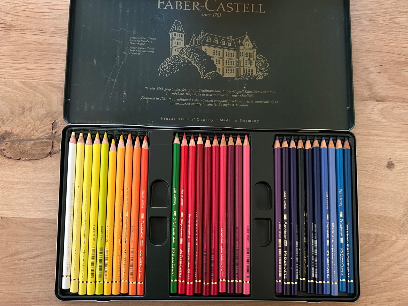 Faber Castell polychromos 56 potloden, Ophalen of Verzenden, Zo goed als nieuw, Potlood of Stift