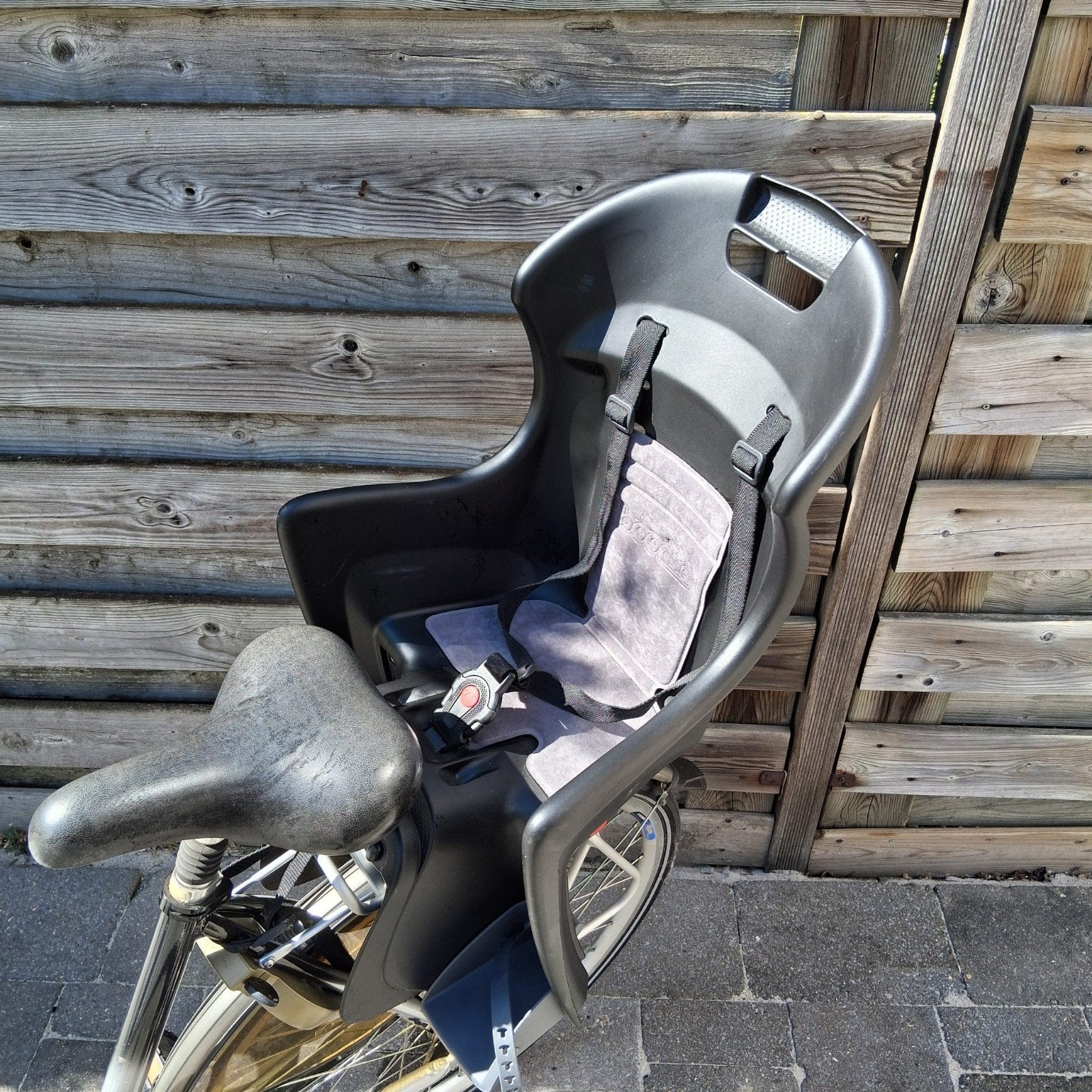 Polisport Boodie fietszitje achterop, Fietsen en Brommers, Ophalen, Gebruikt, Achterzitje, POLISPORT