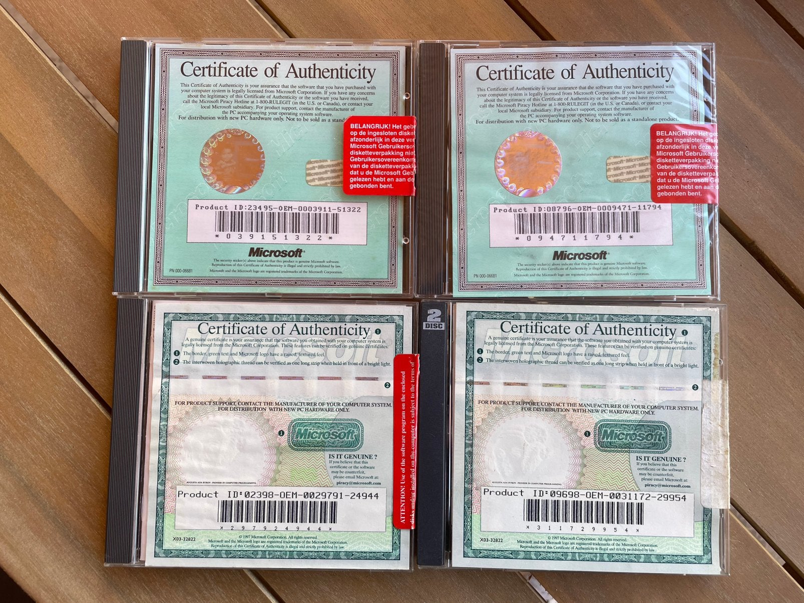 diverse windows cd-roms o.a. windows 95 en office, Ophalen of Verzenden, Zo goed als nieuw