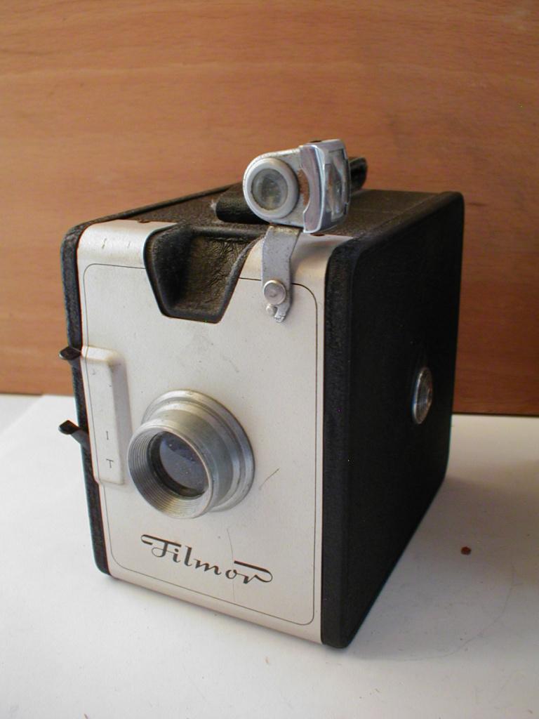 Fototecnica Filmor Box fotocamera, Audio, Tv en Foto, Fotocamera's Analoog, Ophalen of Verzenden, Gebruikt, Compact, Overige Merken