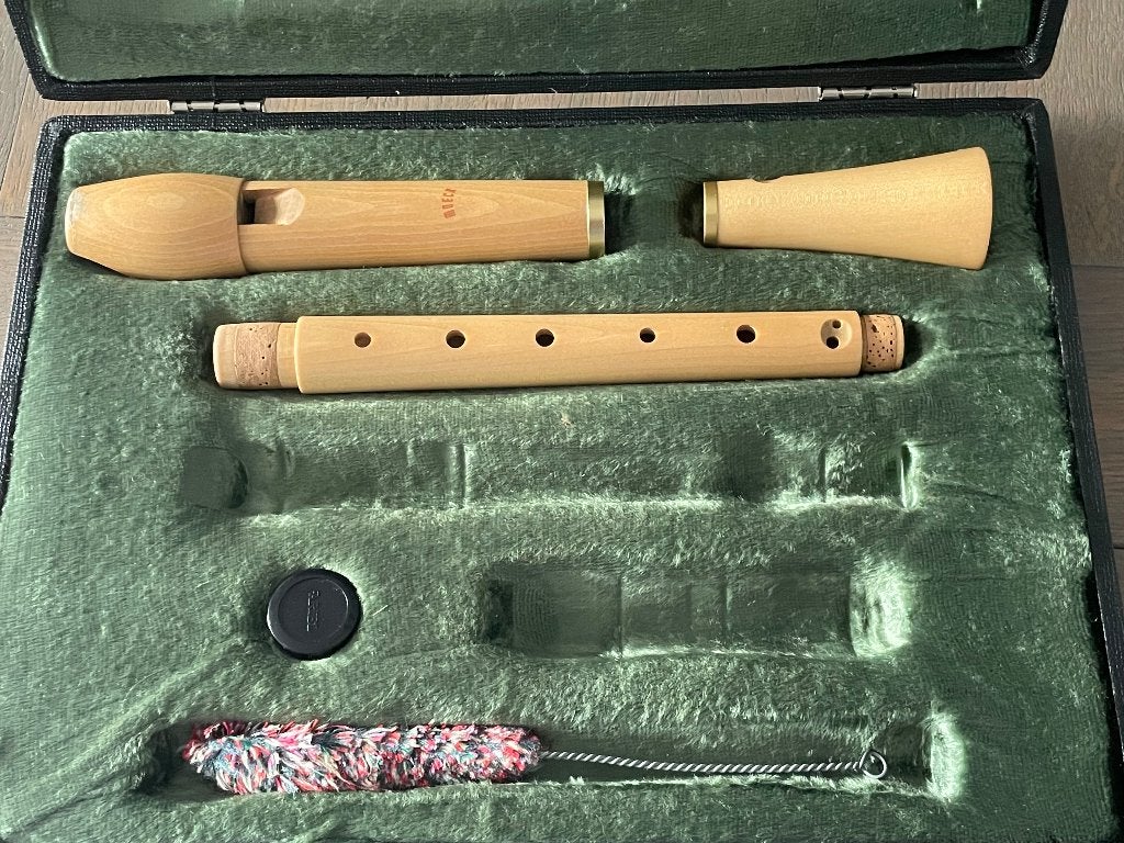 MOECK ALTBLOKFLUIT in koffer, Ophalen of Verzenden, Gebruikt, Alt, Met koffer, hoes of etui