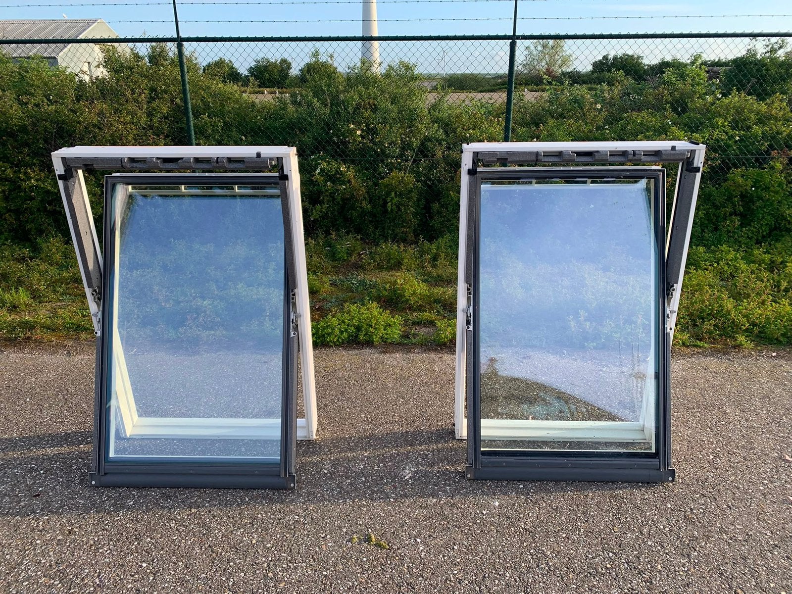 2 x GGU MK08 KUNSTSTOF VELUX DAKRAAM 78x140 hr++, Doe-het-zelf en Verbouw, Kozijnen en Schuifpuien, Ophalen, Zo goed als nieuw