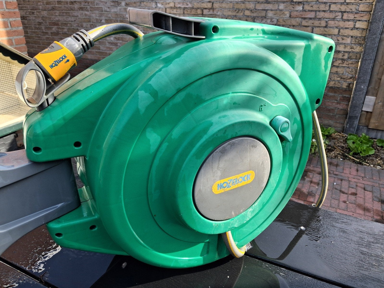 Hazelock muur slangenhaspel, Tuin en Terras, Ophalen of Verzenden