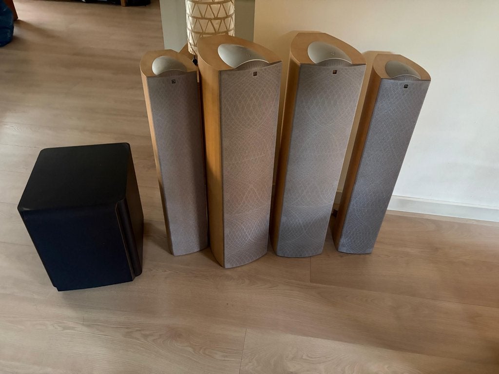 kef boxen, Audio, Tv en Foto, Luidsprekers, Ophalen, Gebruikt, Speakerset, 60 tot 120 watt