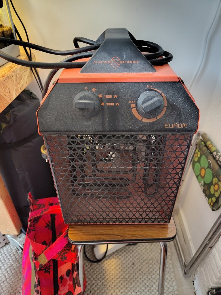 Bouwkachel  Eurom EK Delta 3000, Ophalen, Zo goed als nieuw